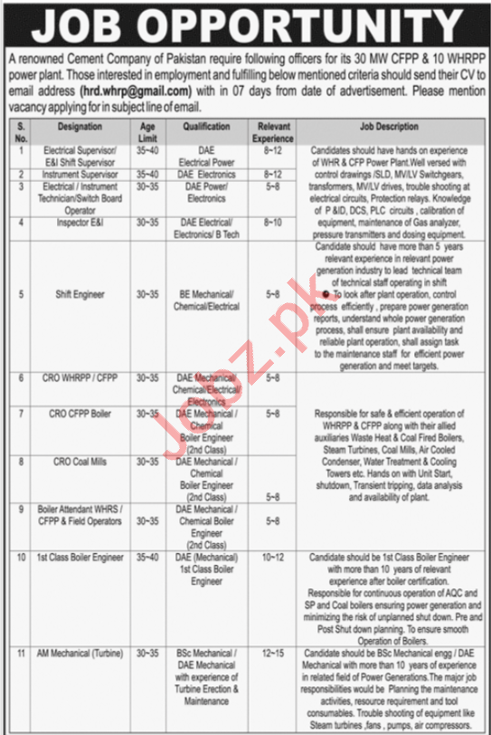 Instrument Supervisor & Electrical Technician Jobs 2020 2023 Job