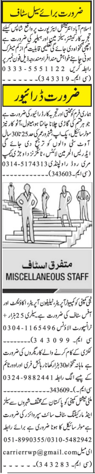 New jobs in Islamabad Telephone Operator & Accountant 2021 New jobs in Islamabad Telephone Operator & Accountant 2021