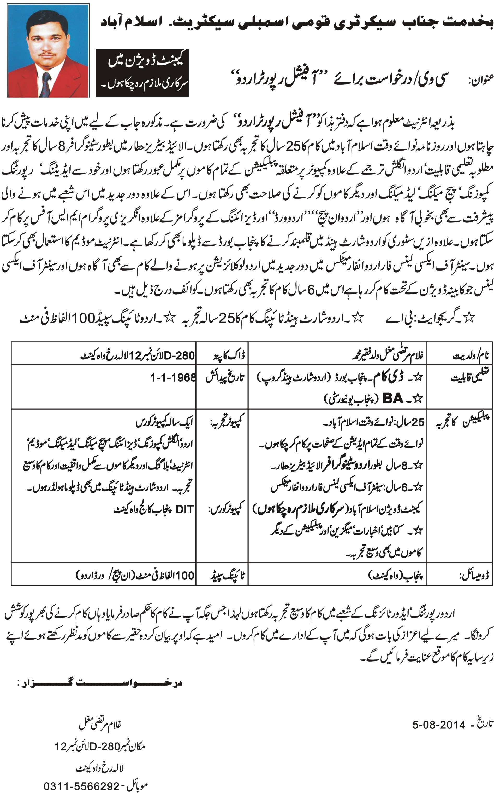 Ghulam Murtaza Mughal 