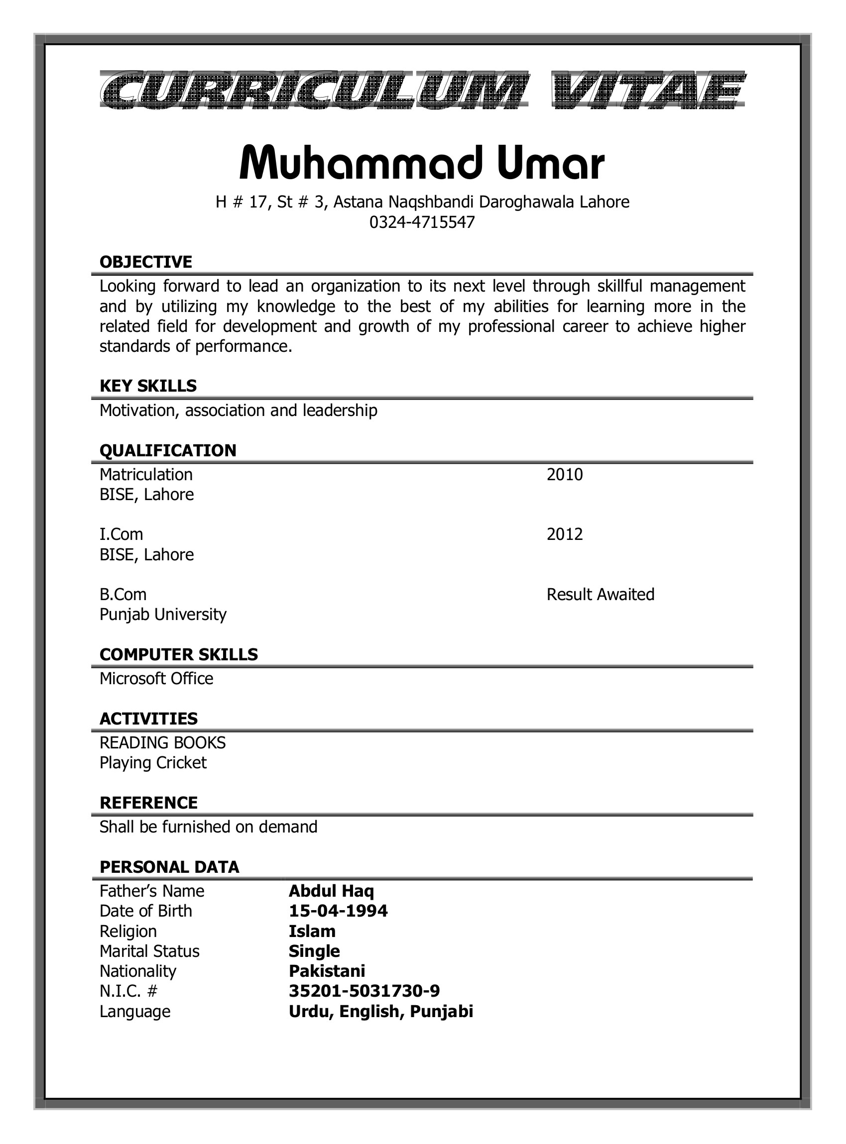 Umar Abdulhaq Caricature & Cartoons