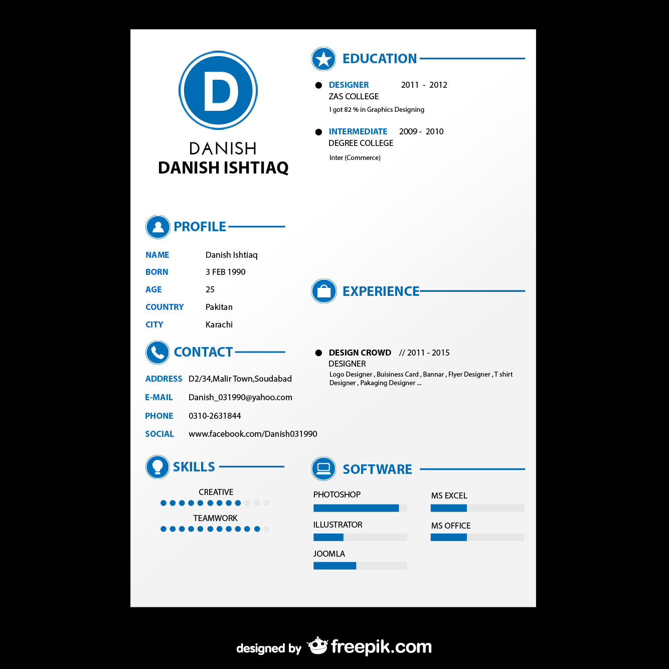 Danish Ishtiaq Photoshop, Logo Design