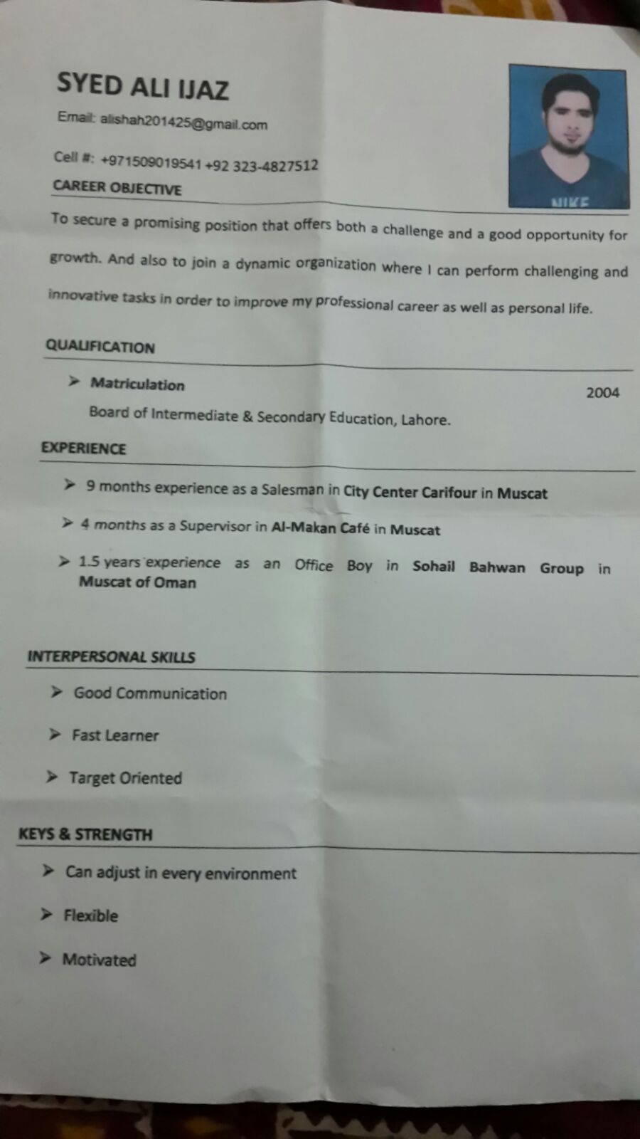 Syed Ali Profile Syed Ali Profile