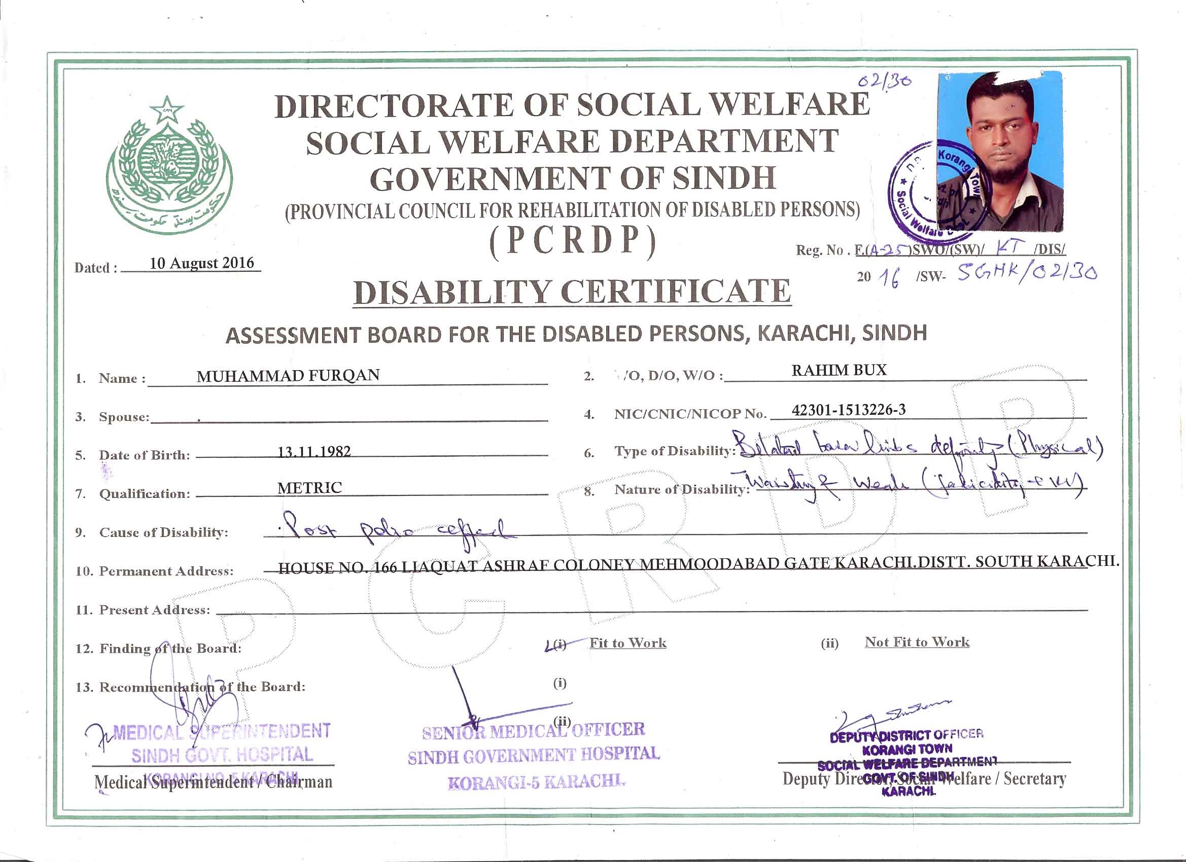 Furqan Buksh Data Entry