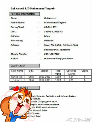Gul Naveed Website Design