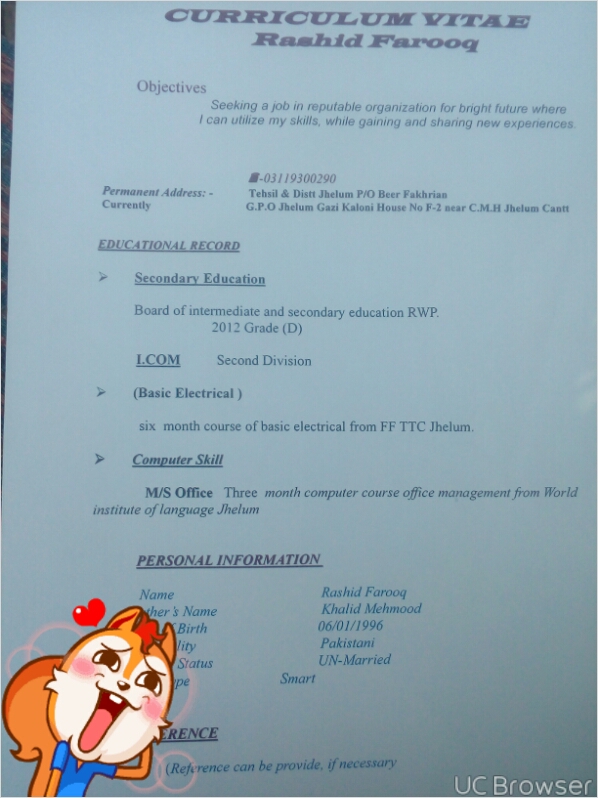 Rashid Farooq Accounting, Electronics, English (UK), Punjabi, Urdu