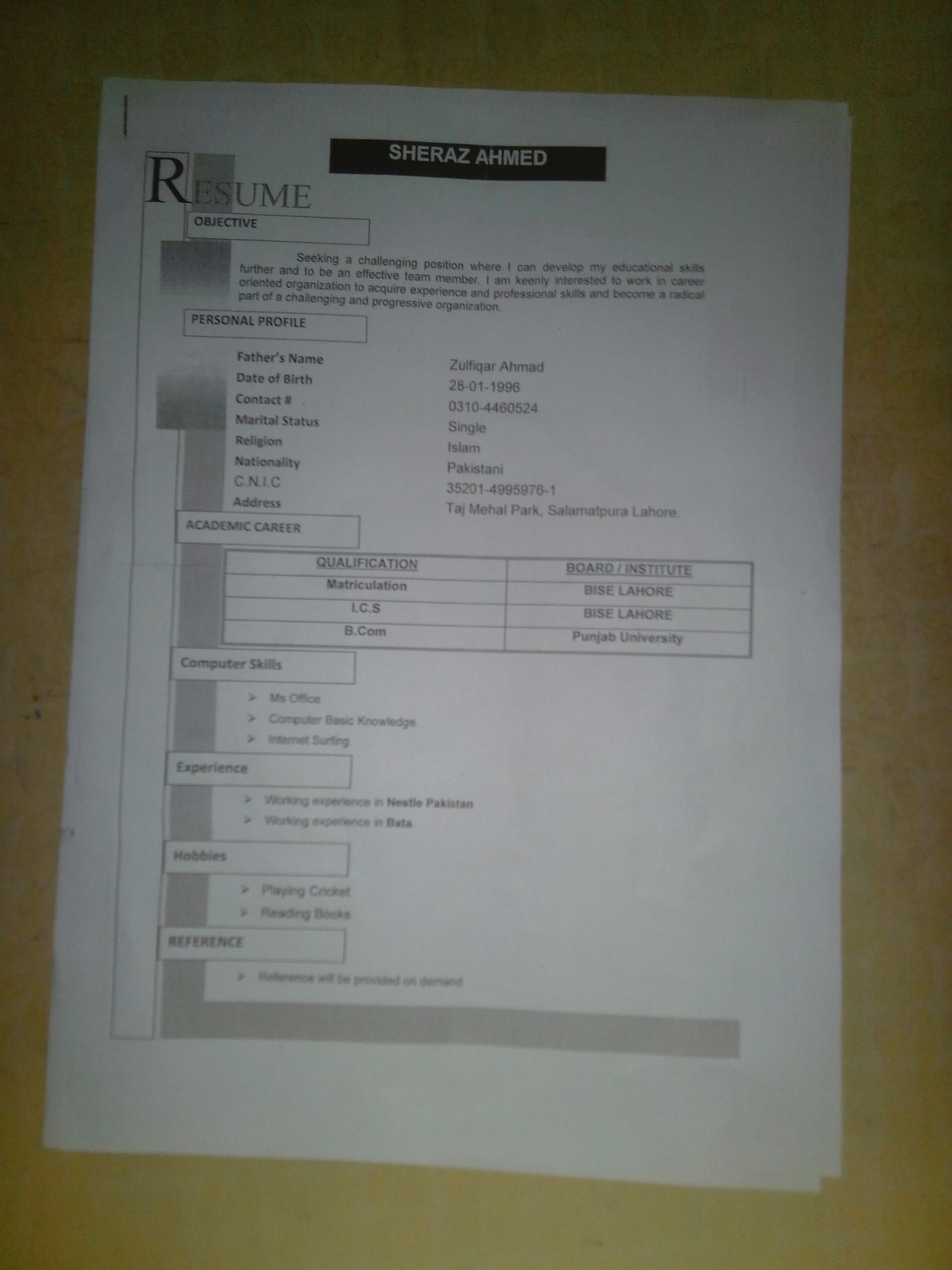 Sheraz Ahmed Sheraz Ahmed Music, T-Shirts, Accounting, Excel, Data Entry