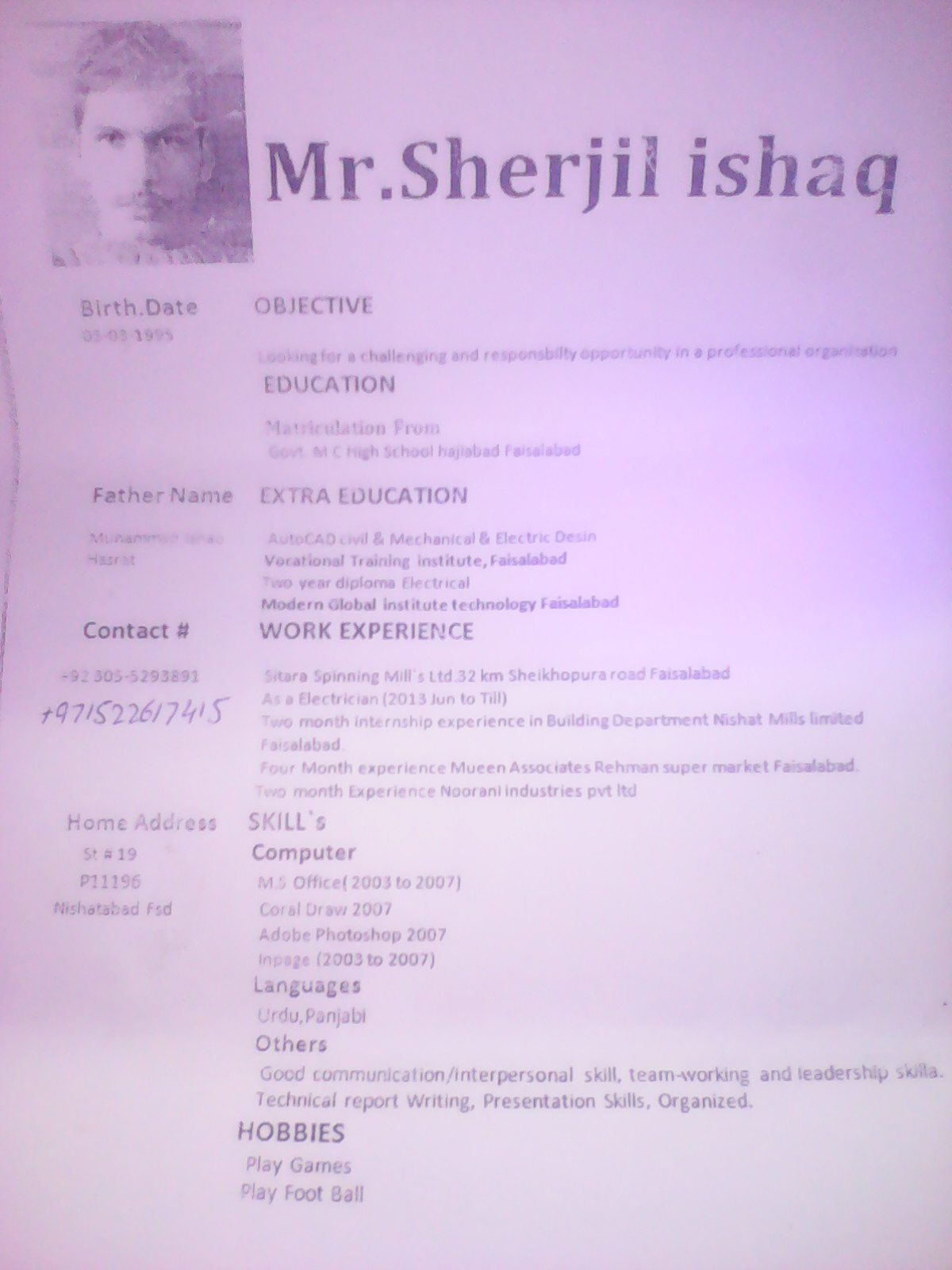 Sherjil Ishaq Profile