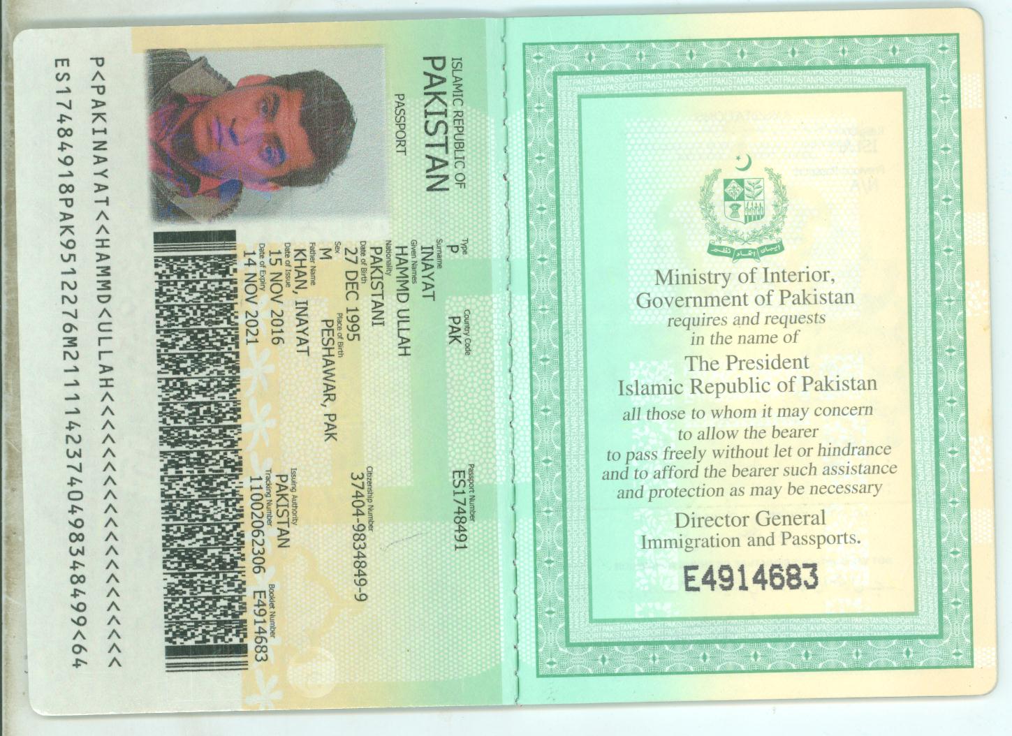 Hammd Ullah Inayat Profile