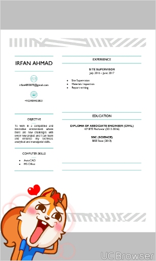 Irfan Ahmad Civil Engineering