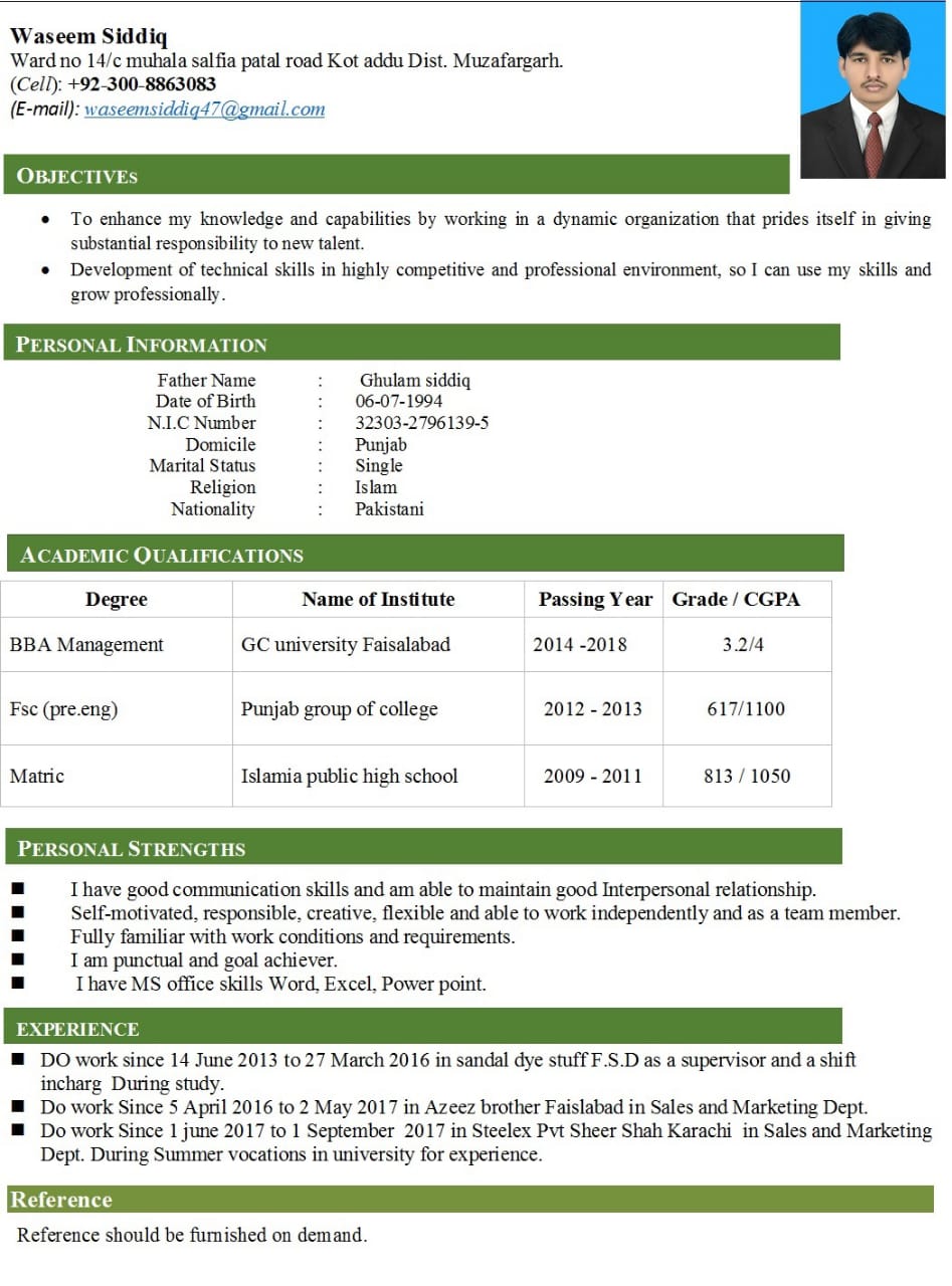 Waseem Siddiq Profile