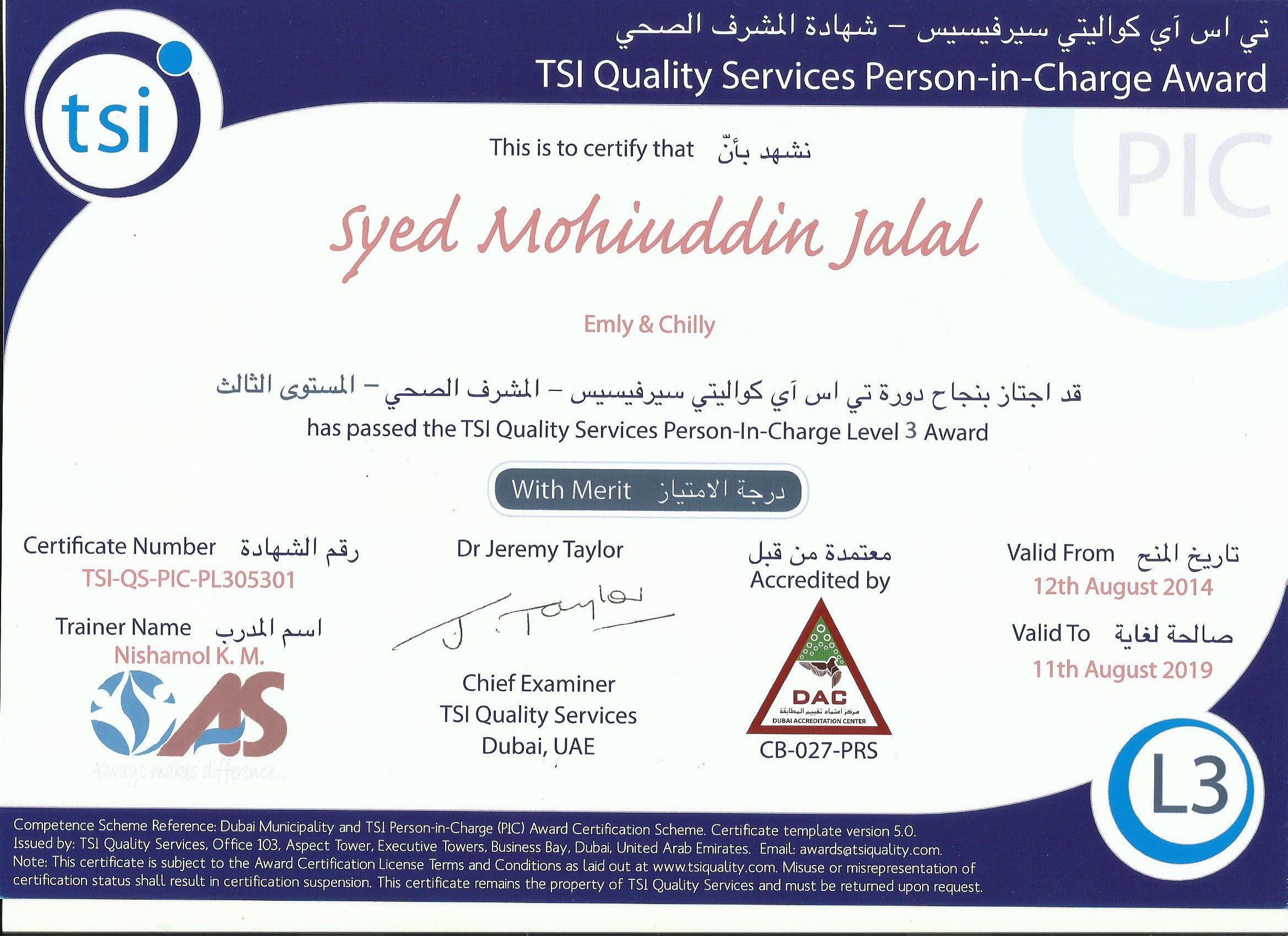 Syed Mohiuddin Jalal 