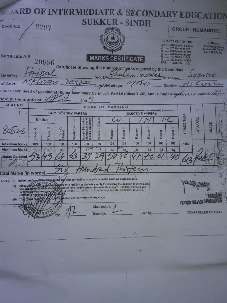 Faysal Soomro Profile