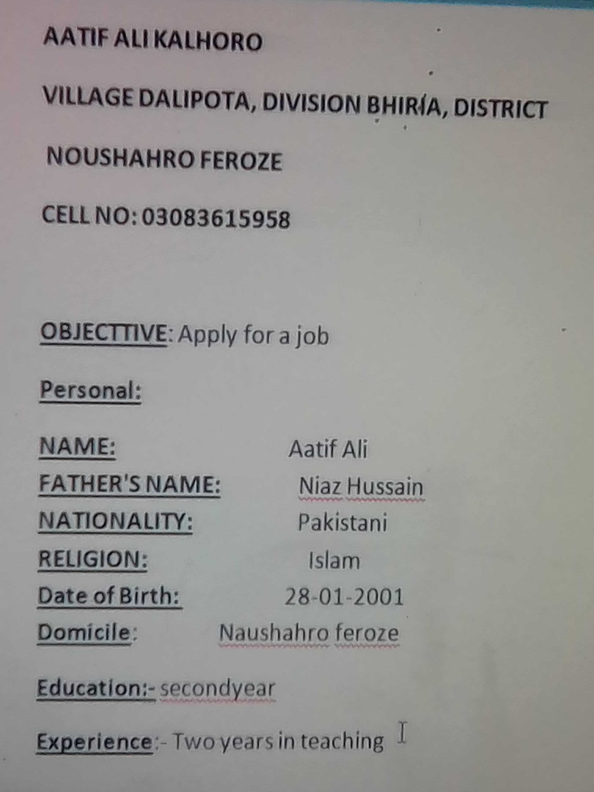 Aatif Ali Urdu, English (US)