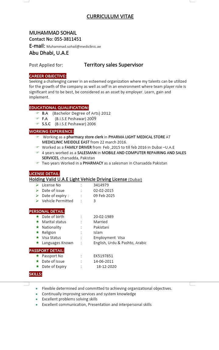 Muhammad Sohail Management