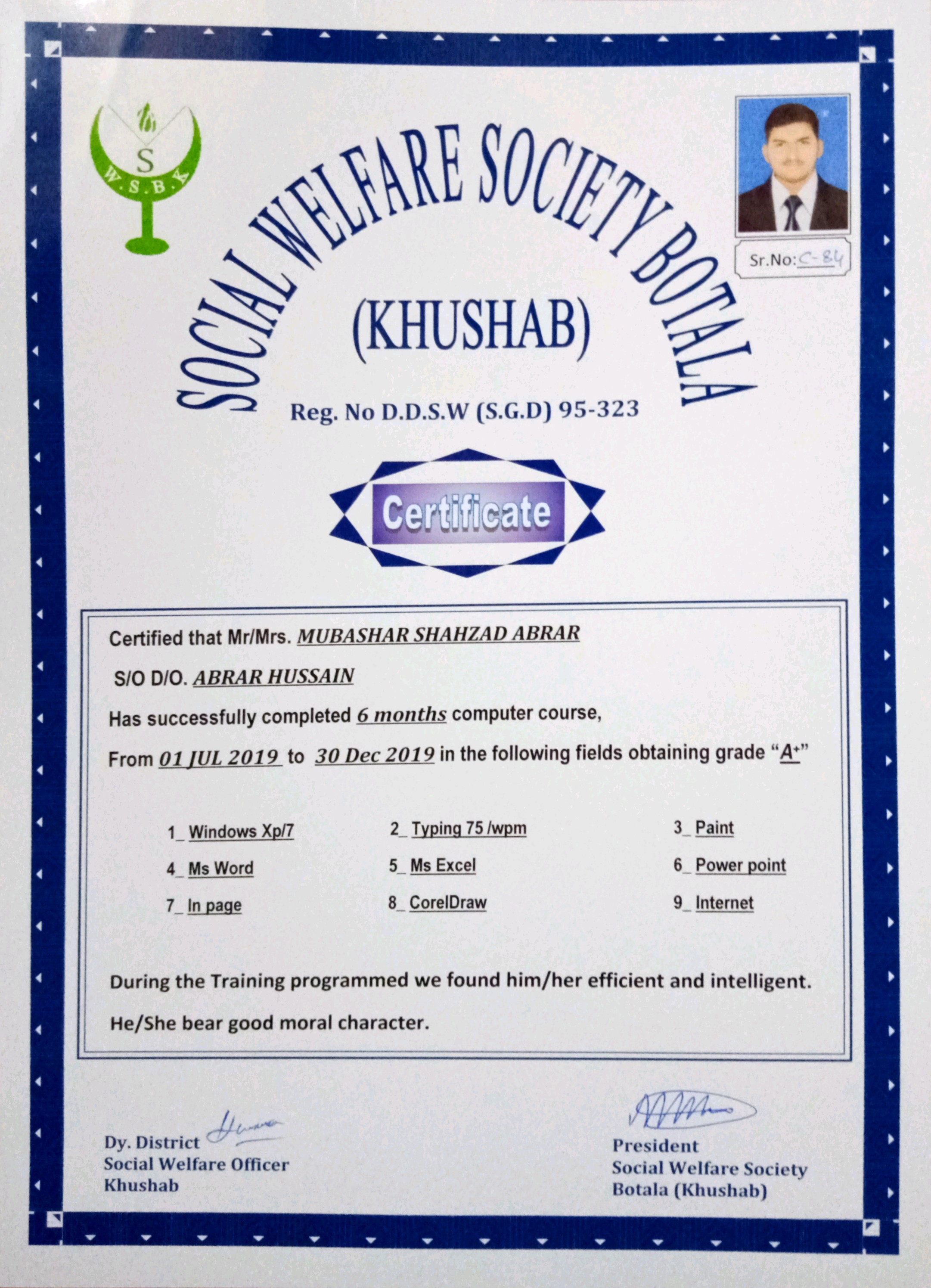 Mubashar Shahzad Profile