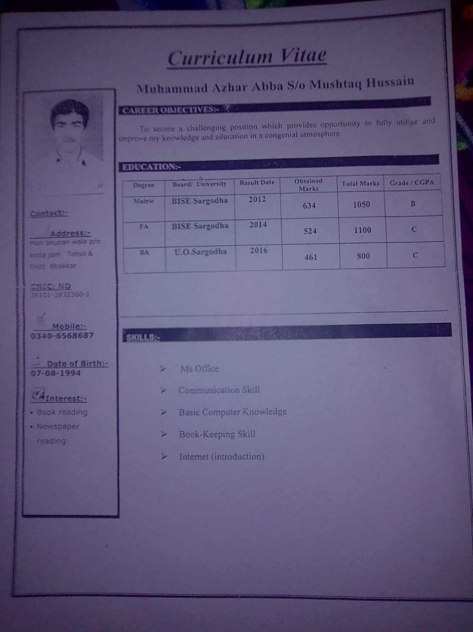 Muhammad Azhar Abbas Muhammad Azhar Abbas 