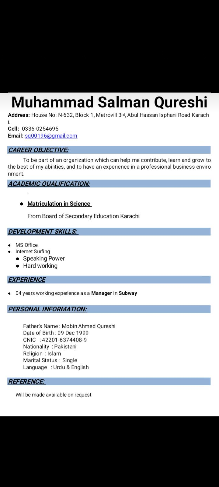 Muhammad Salman Qureshi 