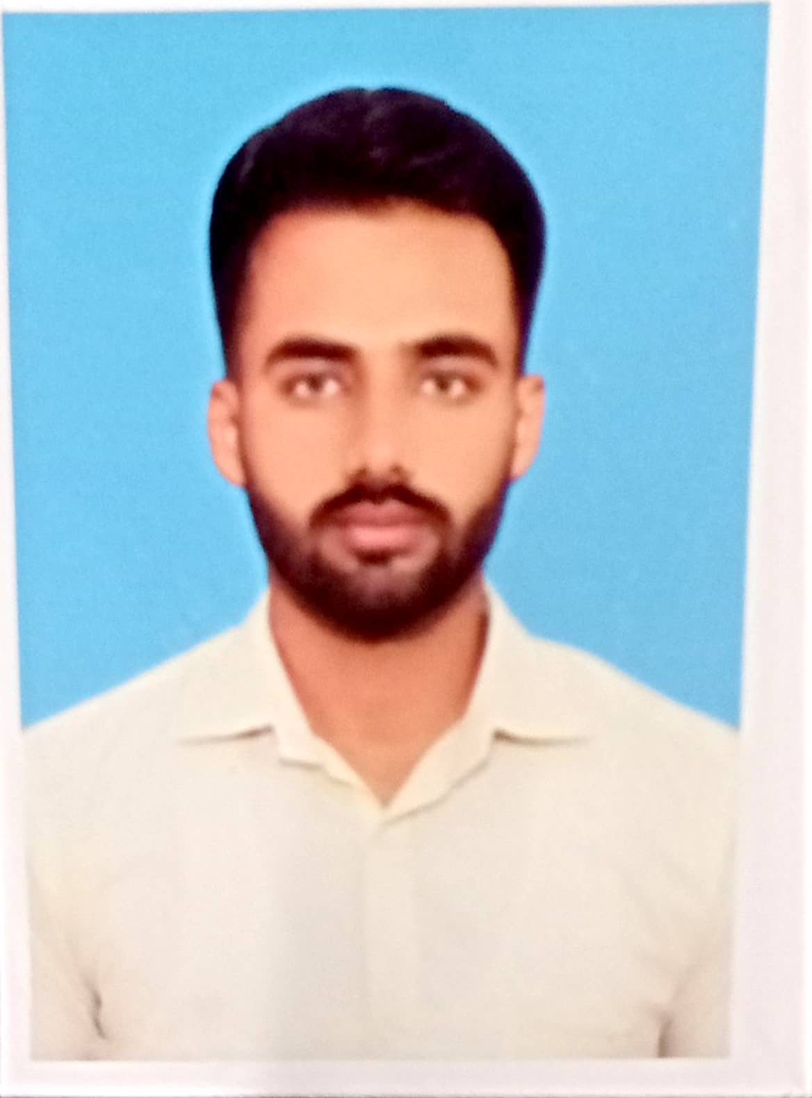 Shumail Kazmi English Typing, Cooking, Driving, MS Office