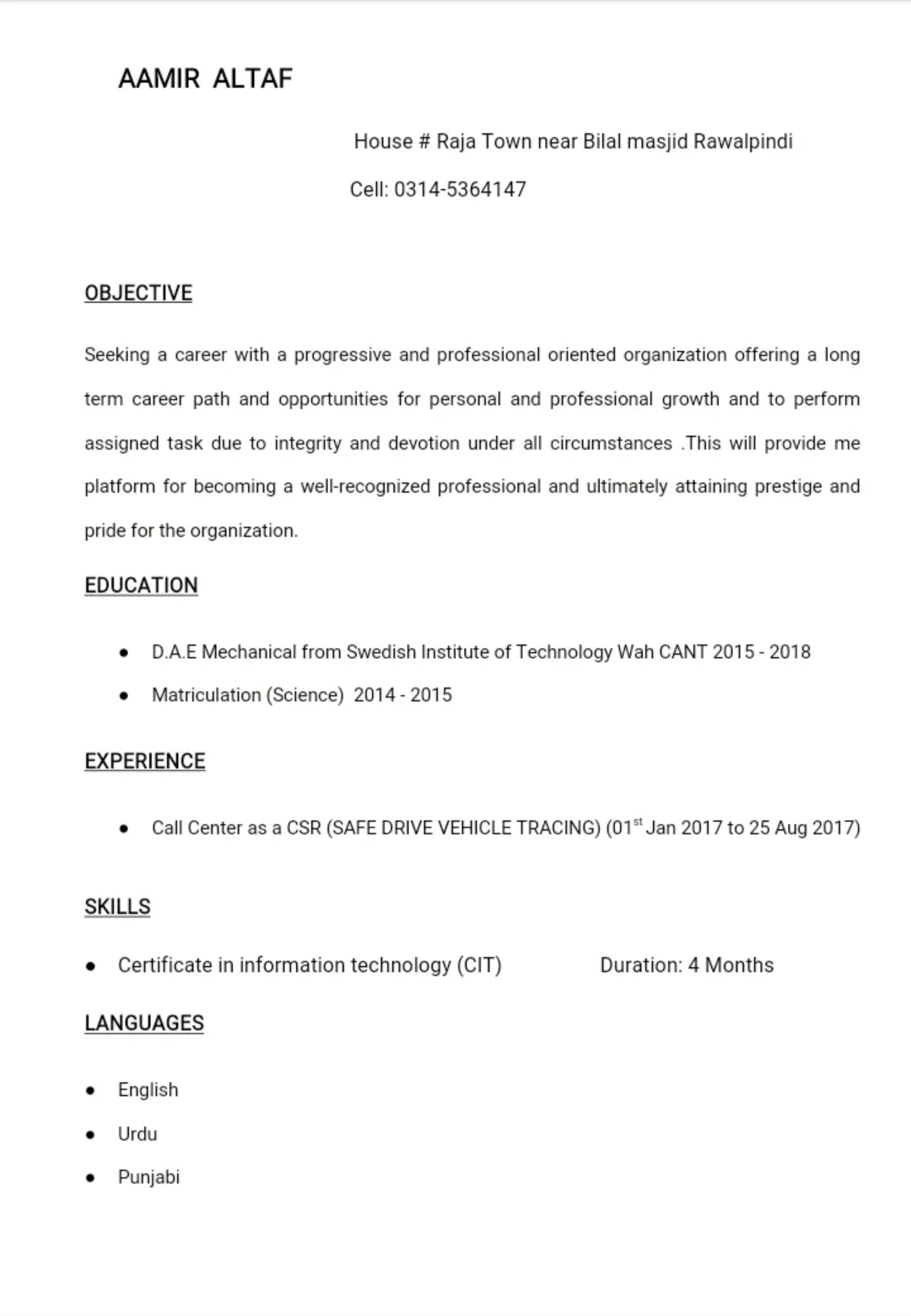 Aamir Altaf Profile Aamir Altaf Profile