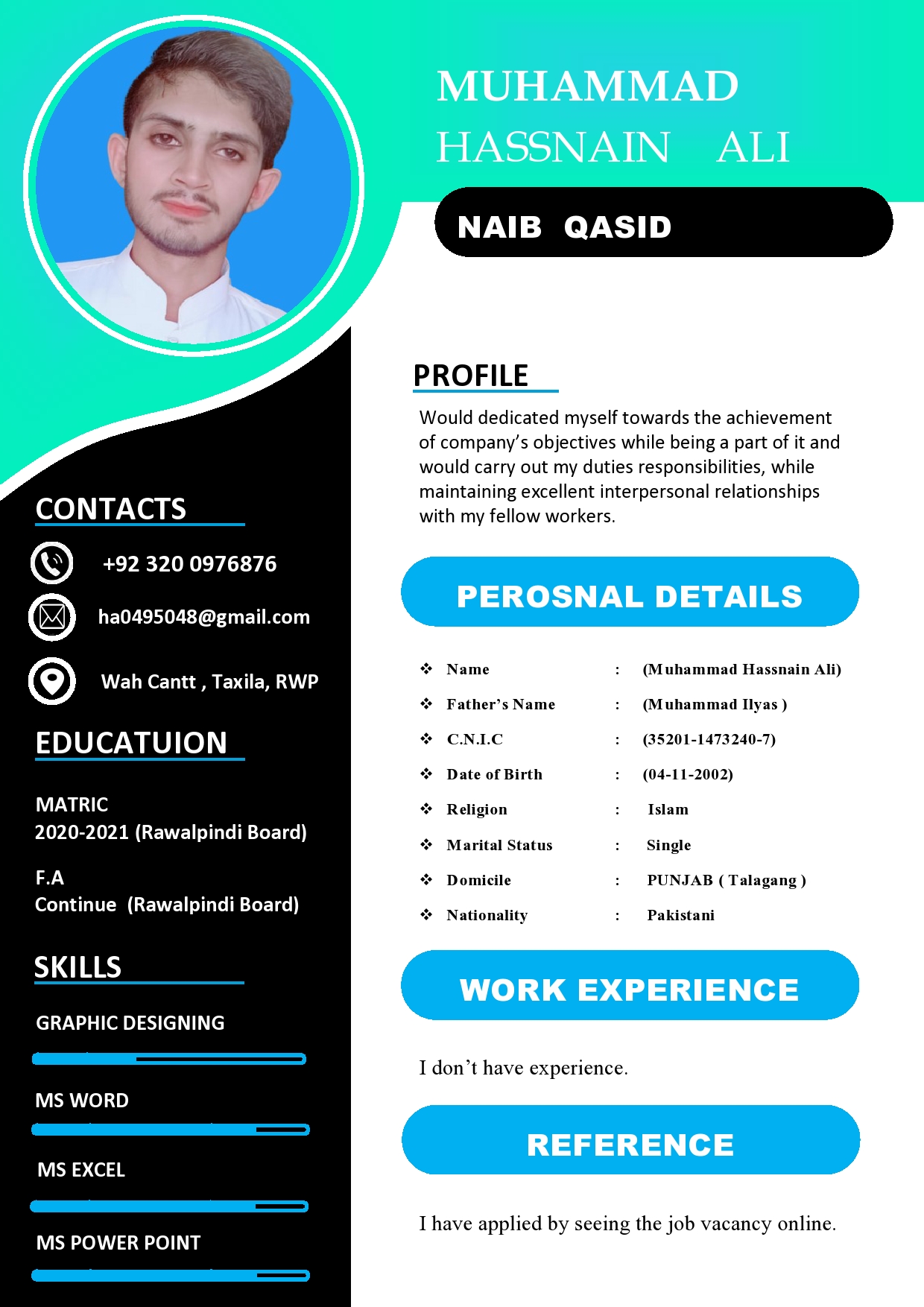 Muhammad Hassnain Ali Profile