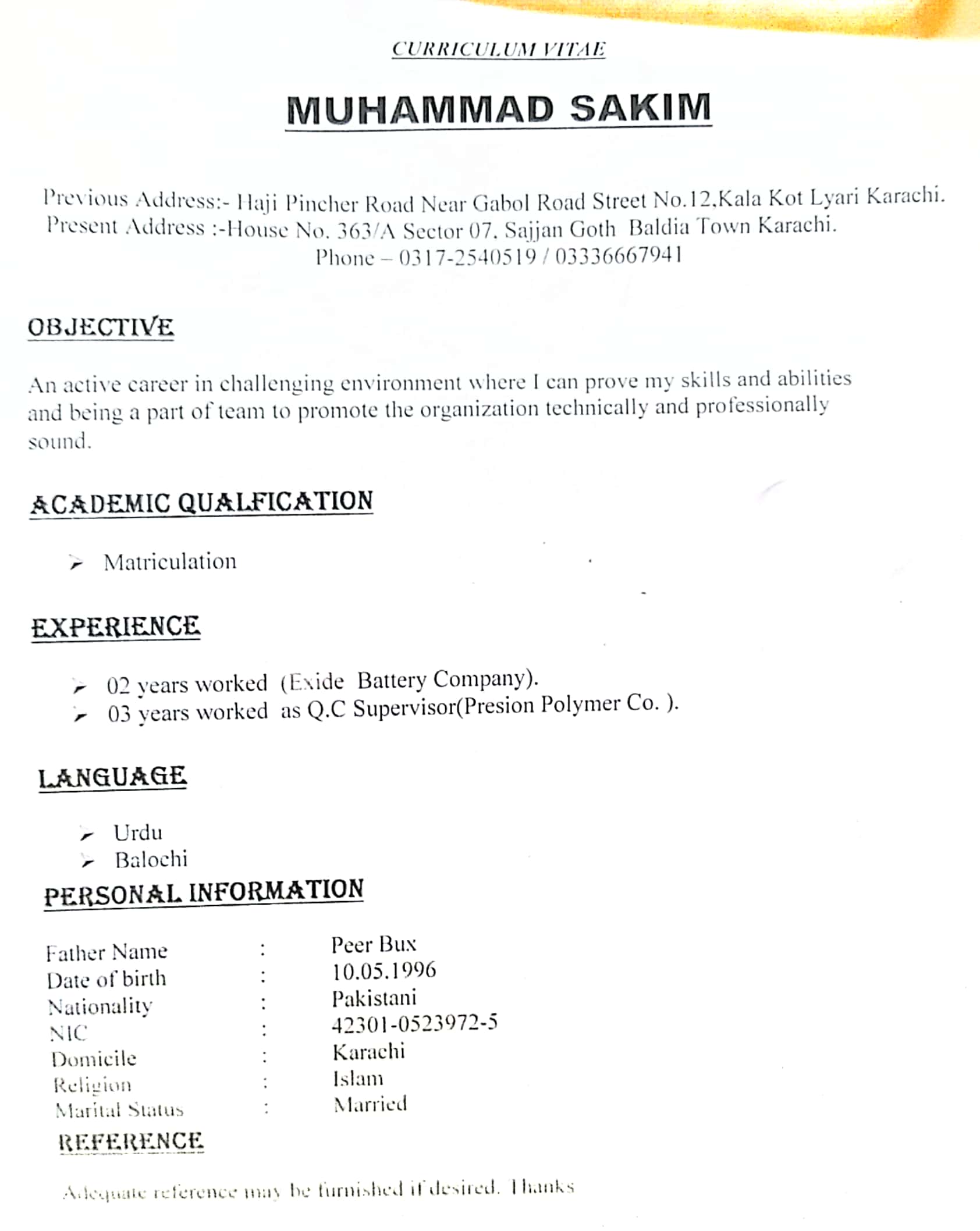 Muhammad Sakim Cooking