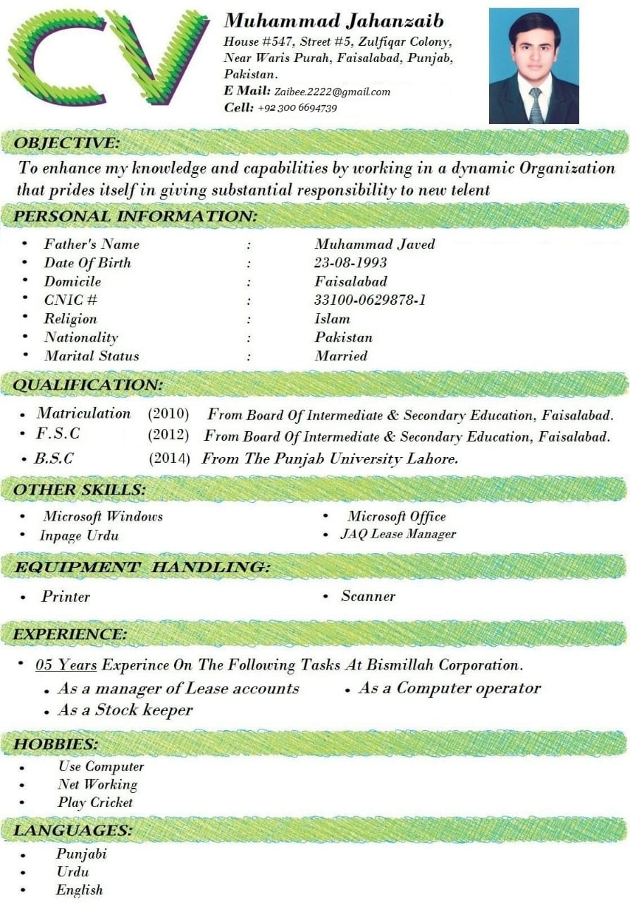 Muhammad Jahanzaib Data Entry, Data Processing, Appliance Installation, Delivery, Housework