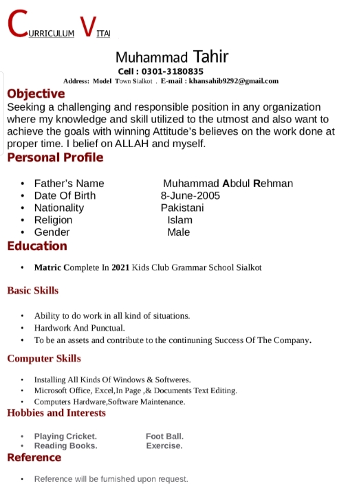 Tahir Baig Profile
