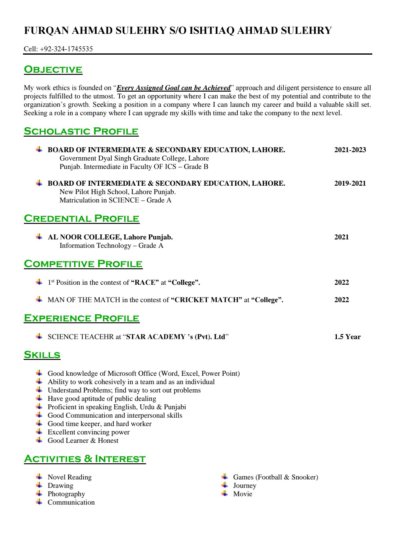 Furqan Ahmad Urdu Typing, English Typing, MS Office, Icon Design, Format & Layout, Photo Editing, Photography