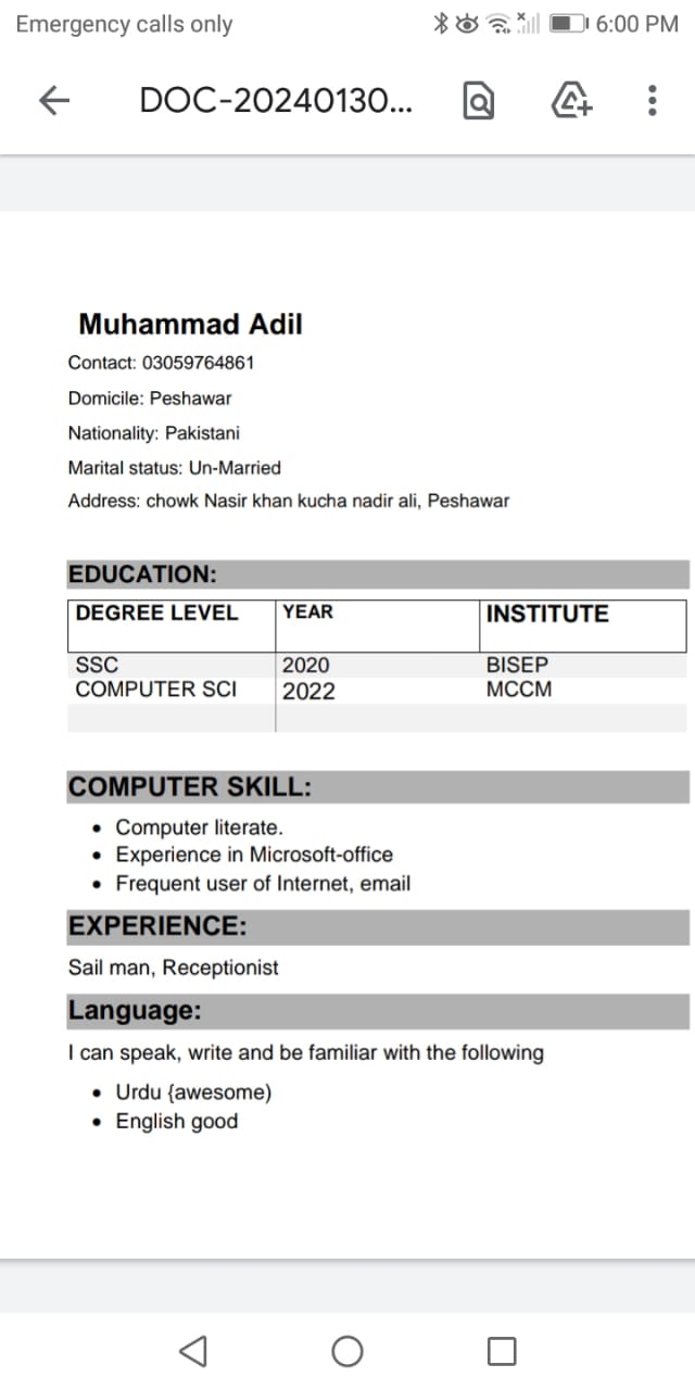 Adil Awan Profile Adil Awan Profile