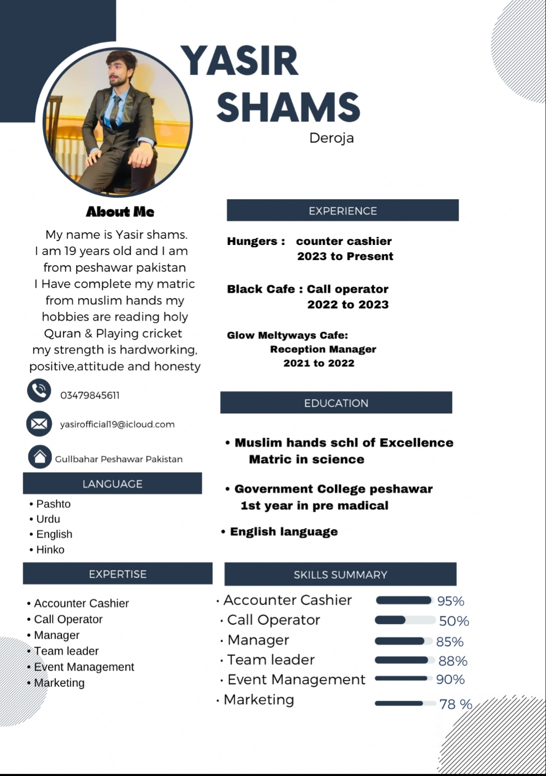 Yasir Shams Management, Data Entry