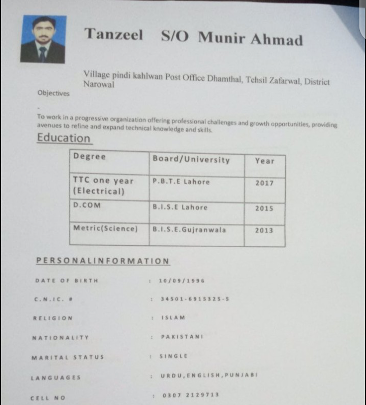 Tanzeel M Profile Tanzeel M Profile