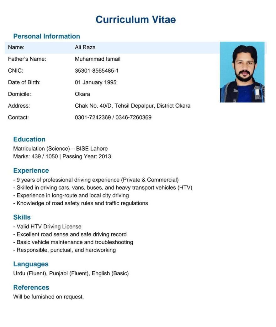 Ali Raza Profile